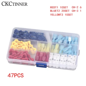 1 box terminal T shape Quick Not broken wire connector Non destructive Branch connect terminals wire clamp T1 T2 T3 CH-2 CH-3
1 box terminal T shape Quick Not broken wire connector Non destructive Branch connect terminals wire clamp T1 T2 T3 CH-2 CH-3