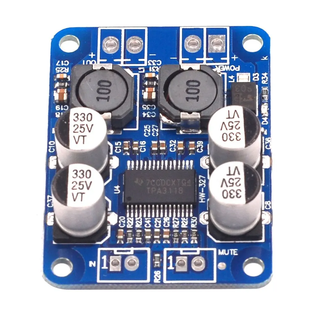 TPA3118 PBTL Power Amplifier Board Module PBTL Mono Digital Power Amplifier Board 1x60w Power Amplifier Board Module
TPA3118 PBTL Power Amplifier Board Module PBTL Mono Digital Power Amplifier Board 1x60w Power Amplifier Board Module