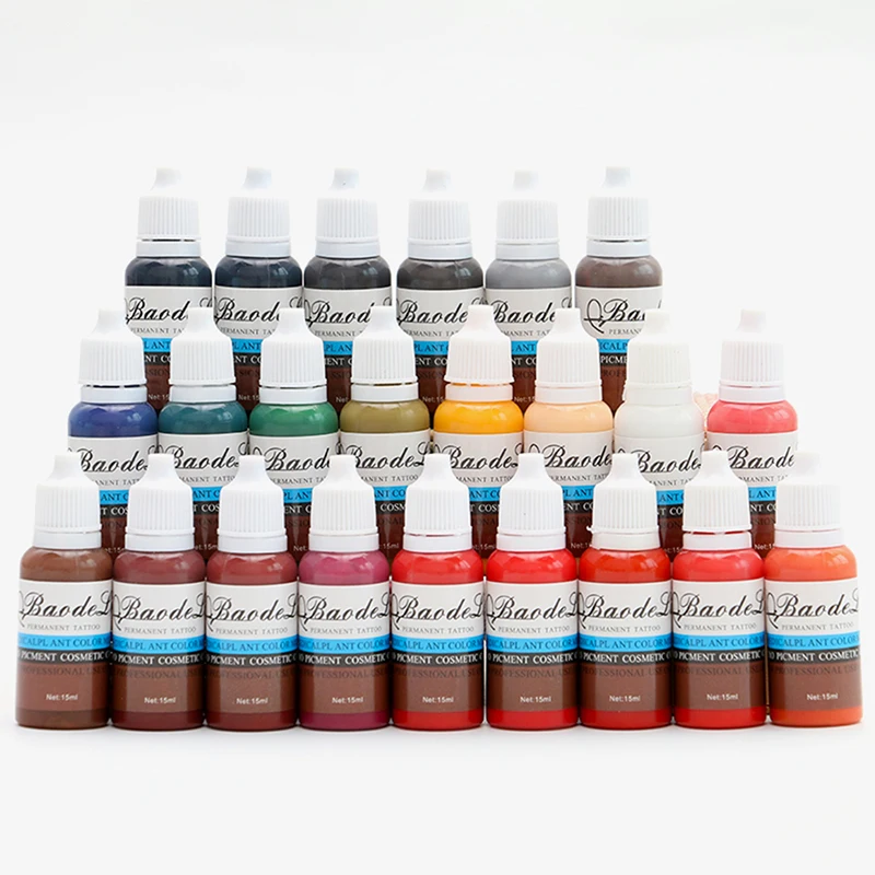 Eyebrown Lip Permanent Tatoo Ink Microblading Makeup Pigment Set 1/2oz Eyeliner Tattoo Mixed Color Anent Pigmentosink
Eyebrown Lip Permanent Tatoo Ink Microblading Makeup Pigment Set 1/2oz Eyeliner Tattoo Mixed Color Anent Pigmentosink