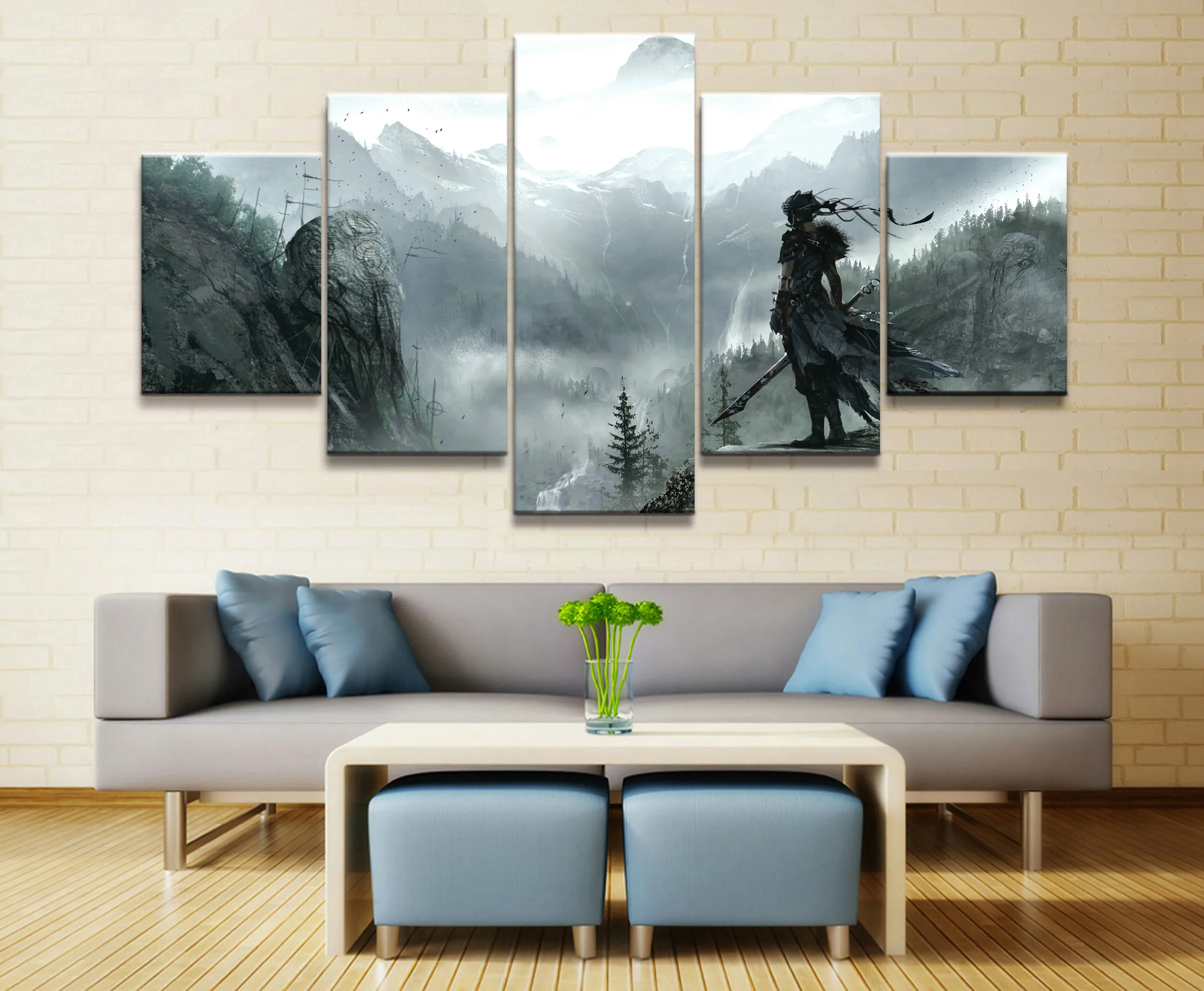 5 шт. Hellblade: сенуа в жертвоприношении игры плакаты постеры на холсте форта