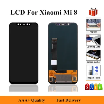 6.21" OLED LCD For XIAOMI Mi 8 Display Mi8 LCD Touch Screen Digitizer Assembly LCD Replacement Parts 
6.21" OLED LCD For XIAOMI Mi 8 Display Mi8 LCD Touch Screen Digitizer Assembly LCD Replacement Parts
