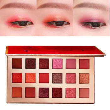 18-color Pigment Eyeshadow Glitter Eyeshadow Palette Waterproof Smudge-proof Luminous Matte Eye Shadow Powder Maquiagem
18-color Pigment Eyeshadow Glitter Eyeshadow Palette Waterproof Smudge-proof Luminous Matte Eye Shadow Powder Maquiagem