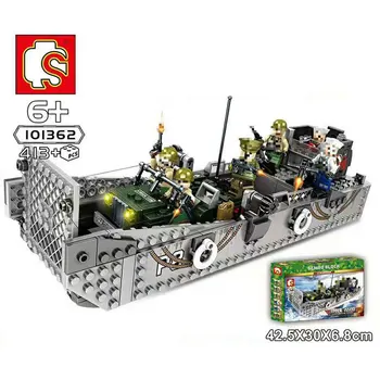 413PCS Sembo 101362 Creative Educational Building Blocks Toys For Kids DIY Birthday Present Military US lcm3 Small Bricks Toy
413PCS Sembo 101362 Creative Educational Building Blocks Toys For Kids DIY Birthday Present Military US lcm3 Small Bricks Toy