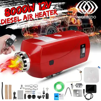Car Heater 12V 8KW 2 Air Vent Diesel Parking Heater Heating Warmer LCD monitor with Remote Silencer For Trucks Boats Car Trailer
Car Heater 12V 8KW 2 Air Vent Diesel Parking Heater Heating Warmer LCD monitor with Remote Silencer For Trucks Boats Car Trailer