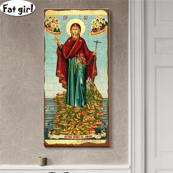 Needlework Diamond Embroidery religion 5D DIY Diamond Painting Cross Stitch large size Crystal Full square round mosaic puzzle
Needlework Diamond Embroidery religion 5D DIY Diamond Painting Cross Stitch large size Crystal Full square round mosaic puzzle