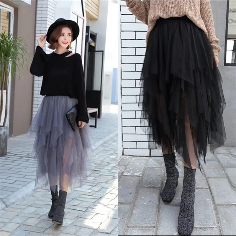 INS Super Fire Skirt 2019 New Style Early Spring Irregular Network Mesh Dress Tutu Mesh Dress Autumn And Winter
INS Super Fire Skirt 2019 New Style Early Spring Irregular Network Mesh Dress Tutu Mesh Dress Autumn And Winter