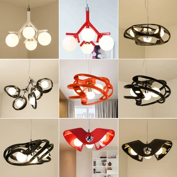 Nordic Novelty iron led pendant lights red/white/black/simple single head restaurant bar lightin bedroom hanging lamps 110V-220V
Nordic Novelty iron led pendant lights red/white/black/simple single head restaurant bar lightin bedroom hanging lamps 110V-220V