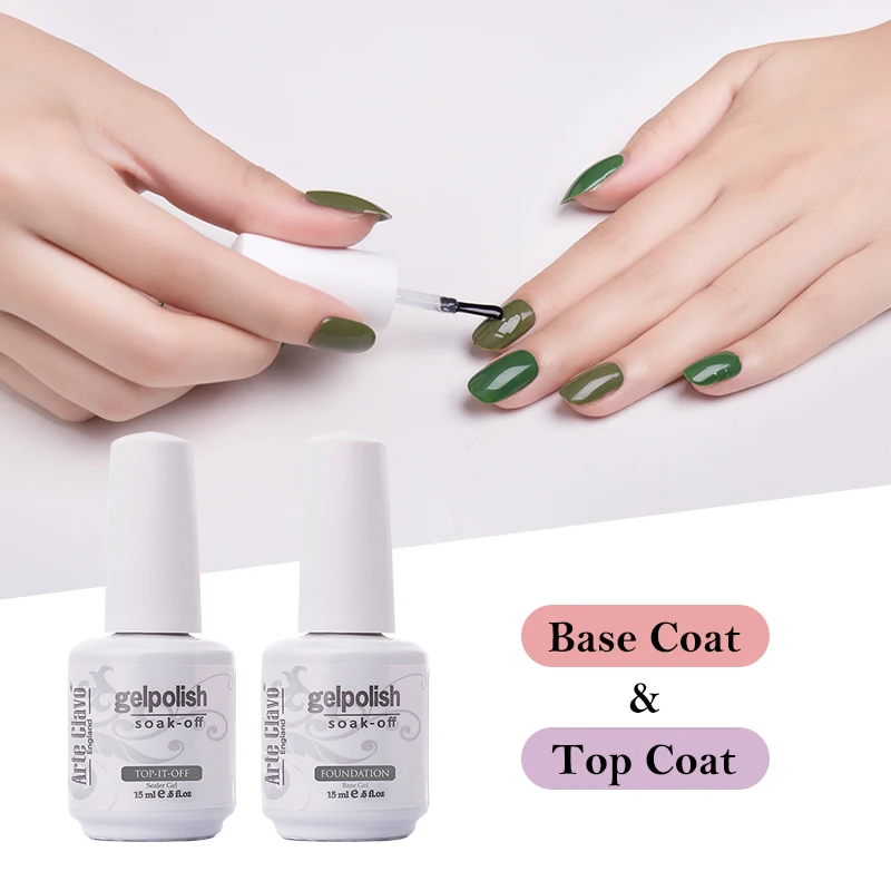 Arte Clavo 15ml Base Coat Top Coat Set Gel Nail Polish Soak Off Long Lasting Primer Gel Varnish UV LED Gel Lacquer Nail Art
Arte Clavo 15ml Base Coat Top Coat Set Gel Nail Polish Soak Off Long Lasting Primer Gel Varnish UV LED Gel Lacquer Nail Art