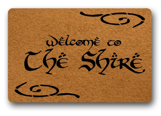 Funny Printed Doormat Non-slip Doormat "welcome to the shire "tive Designed Door Mat Entrance Floor Mat 18x30inch
Funny Printed Doormat Non-slip Doormat "welcome to the shire "tive Designed Door Mat Entrance Floor Mat 18x30inch