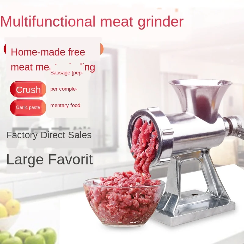 Manual Meat Grinder Sausage Machine/Meat Chopper/Sausage Filler/Meat Grinder/Sausage Machine with Extension Tube HOTDOG MAKER
Manual Meat Grinder Sausage Machine/Meat Chopper/Sausage Filler/Meat Grinder/Sausage Machine with Extension Tube HOTDOG MAKER