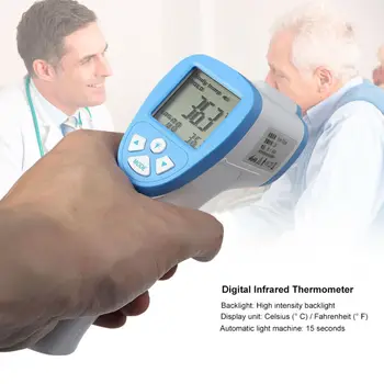 Digital Non Contact IR Infrared Forehead Thermometer Gun Adult Body Temperature Temp Meter No Touch Digital IR Laser
Digital Non Contact IR Infrared Forehead Thermometer Gun Adult Body Temperature Temp Meter No Touch Digital IR Laser