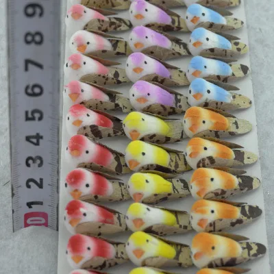 

48pcs colorful white pigeon bird of peace dove The simulation of animal diy accessory decoration accessory