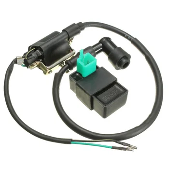 

Ignition Coil + CDI Box Replacement For 50cc 70cc 90cc 110cc 125cc ATV Scooter Moped Go Kart Dirt Pit Bike Accessories