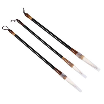 3Pcs Pens Durable Convenient Practical Caligraphy Writing Brush Drawing Brush Writing Brush Chinese Writing Brush for Students
3Pcs Pens Durable Convenient Practical Caligraphy Writing Brush Drawing Brush Writing Brush Chinese Writing Brush for Students