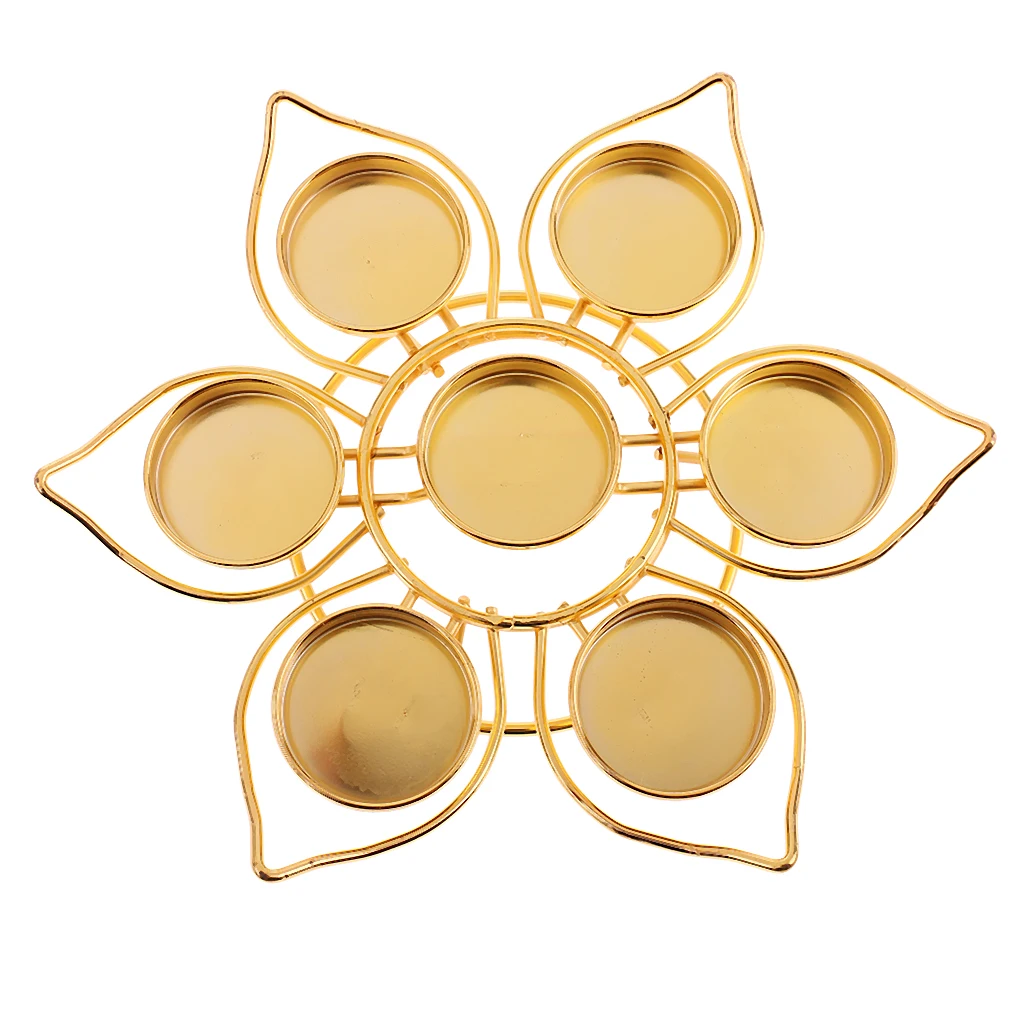Lotus Style Alloy Butter Lamp Candle Holder Ghee Lamp Holder Tibetan Butter Oil Lamp Buddha Buddhist for 7 Lamp Candles Craft Lotus Style Alloy Butter Lamp Candle Holder Ghee Lamp Holder Tibetan Butter Oil Lamp Buddha Buddhist for 7 Lamp Candles Craft