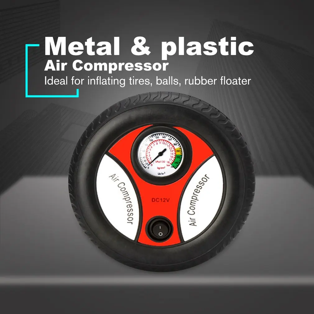 Car Air Pump 260PSI DC 12V Auto Pump Portable Electric Mini Tire Inflator Air Compressor Dropship for Locomotive
Car Air Pump 260PSI DC 12V Auto Pump Portable Electric Mini Tire Inflator Air Compressor Dropship for Locomotive