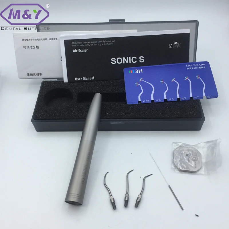 Dental AS2000 Ultrasonic Scaler Borden/Midwest 2/4Holes B2/M4 Scaler Handpiece SONIC S with 3tips
Dental AS2000 Ultrasonic Scaler Borden/Midwest 2/4Holes B2/M4 Scaler Handpiece SONIC S with 3tips