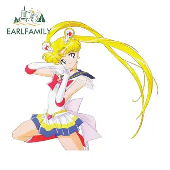 EARLFAMILY 13cm x 11.6cm for Sailor Moon Usagi Tsukino Anime Funny Car Stickers DIY Bumper Decoration Vinyl Car Wrap Decal
EARLFAMILY 13cm x 11.6cm for Sailor Moon Usagi Tsukino Anime Funny Car Stickers DIY Bumper Decoration Vinyl Car Wrap Decal