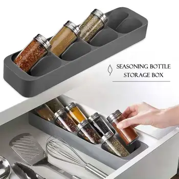 Portable Durable Eight Slots Drawer Condiment Bottle Storage Box Kitchen Rack 8 Grid Crucible Storage Organizer Condiment Tank
Portable Durable Eight Slots Drawer Condiment Bottle Storage Box Kitchen Rack 8 Grid Crucible Storage Organizer Condiment Tank