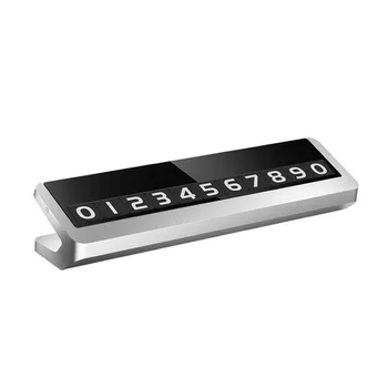 Metal Car Temporary Parking Card Plate With Luminious Night Light Hideable Car Phone Telephone Number Card Car Styling
Metal Car Temporary Parking Card Plate With Luminious Night Light Hideable Car Phone Telephone Number Card Car Styling