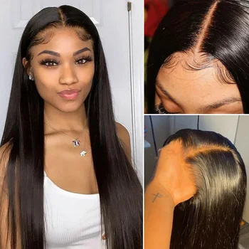 Beaudiva Hair 4x4 Closure Wig Brazilian Straight Lace Wig 150 Density PrePlucked Straight Lace Closure Human Hair Wigs PU Wig
Beaudiva Hair 4x4 Closure Wig Brazilian Straight Lace Wig 150 Density PrePlucked Straight Lace Closure Human Hair Wigs PU Wig