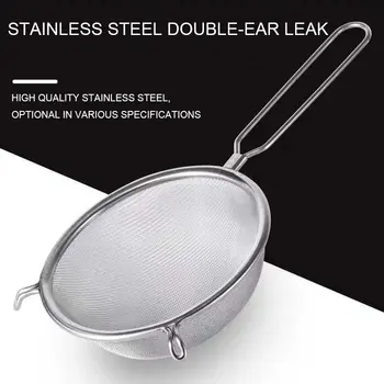 Stainless Steel Wire Fine Mesh Oil Strainer Flour Sifter Sieve Colanders DIY Kitchen Tools
Stainless Steel Wire Fine Mesh Oil Strainer Flour Sifter Sieve Colanders DIY Kitchen Tools