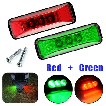 Oval Light Marine Boat Bow Navigation Lights Red+Green Stern Starboard Lights Waterproof 1 W
Oval Light Marine Boat Bow Navigation Lights Red+Green Stern Starboard Lights Waterproof 1 W