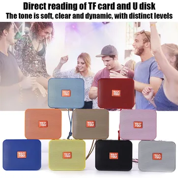 Outdoor Subwoofer Mini Speakers TG166 TWS Bluetooth Speaker Portable Support TF Card U Disk Handsfree Call With Mic Music Playe
Outdoor Subwoofer Mini Speakers TG166 TWS Bluetooth Speaker Portable Support TF Card U Disk Handsfree Call With Mic Music Playe