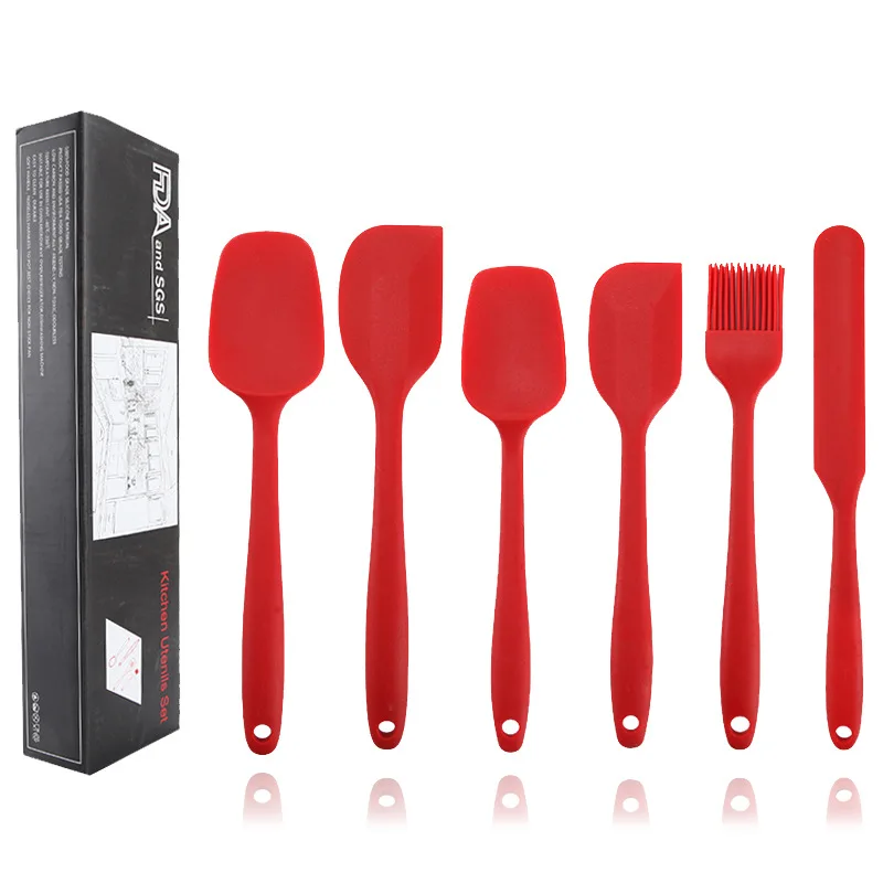 6pcs Silicone Cooking Tools Non-stick Cooking Spoon Spatula Ladle Egg Beaters Heat-Resistant Cream Scraper Kitchen Utensils Set
6pcs Silicone Cooking Tools Non-stick Cooking Spoon Spatula Ladle Egg Beaters Heat-Resistant Cream Scraper Kitchen Utensils Set