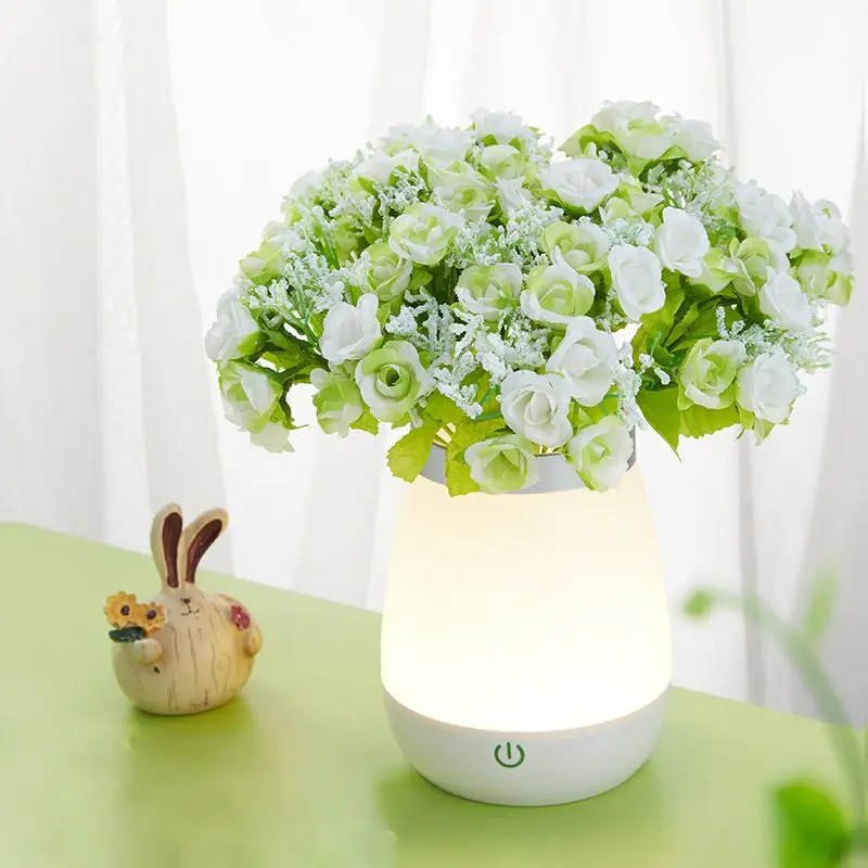 ABS LED Night Light 250ml Flowers Pot Adjustable lamp portable USB charging touch sensor Night Lamp
ABS LED Night Light 250ml Flowers Pot Adjustable lamp portable USB charging touch sensor Night Lamp