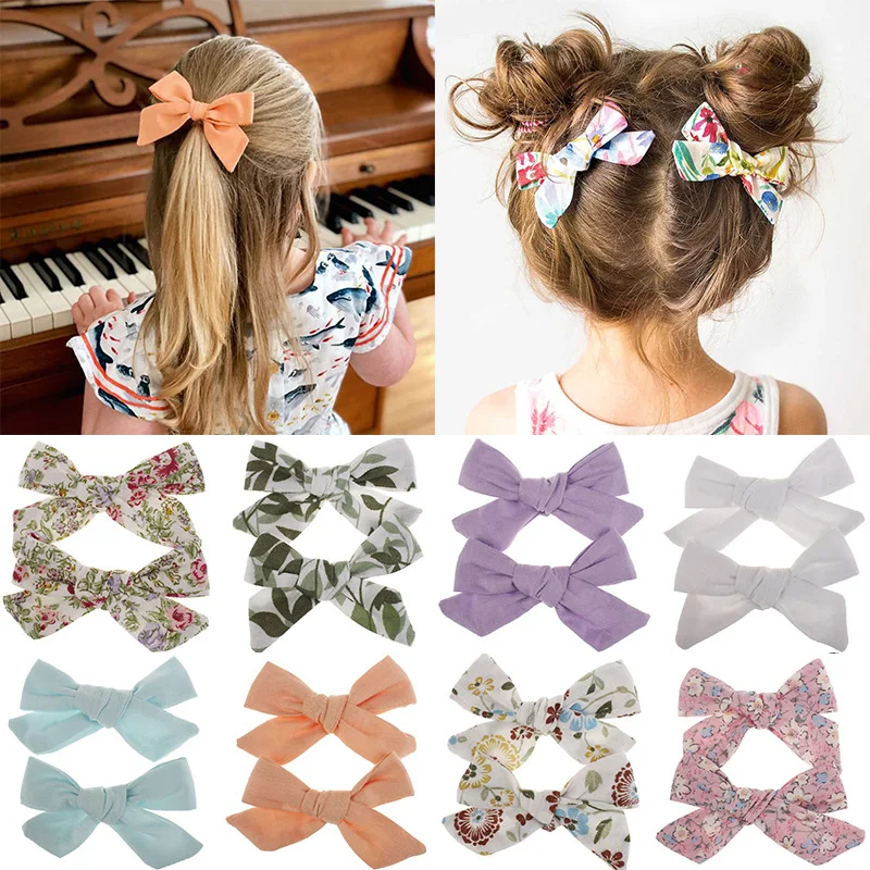 Fashion 1Pair Flower Print Bow Girls Baby Hair Clips Cute Hairpins Children Hairwear Fabric Bow Barrettes Horsetail clip
Fashion 1Pair Flower Print Bow Girls Baby Hair Clips Cute Hairpins Children Hairwear Fabric Bow Barrettes Horsetail clip