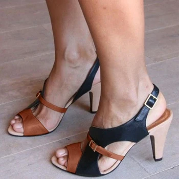 women high heels fashion peep toe summer buckle open toe sandals women casual colorblock party wedding ladies plus size pumps
women high heels fashion peep toe summer buckle open toe sandals women casual colorblock party wedding ladies plus size pumps