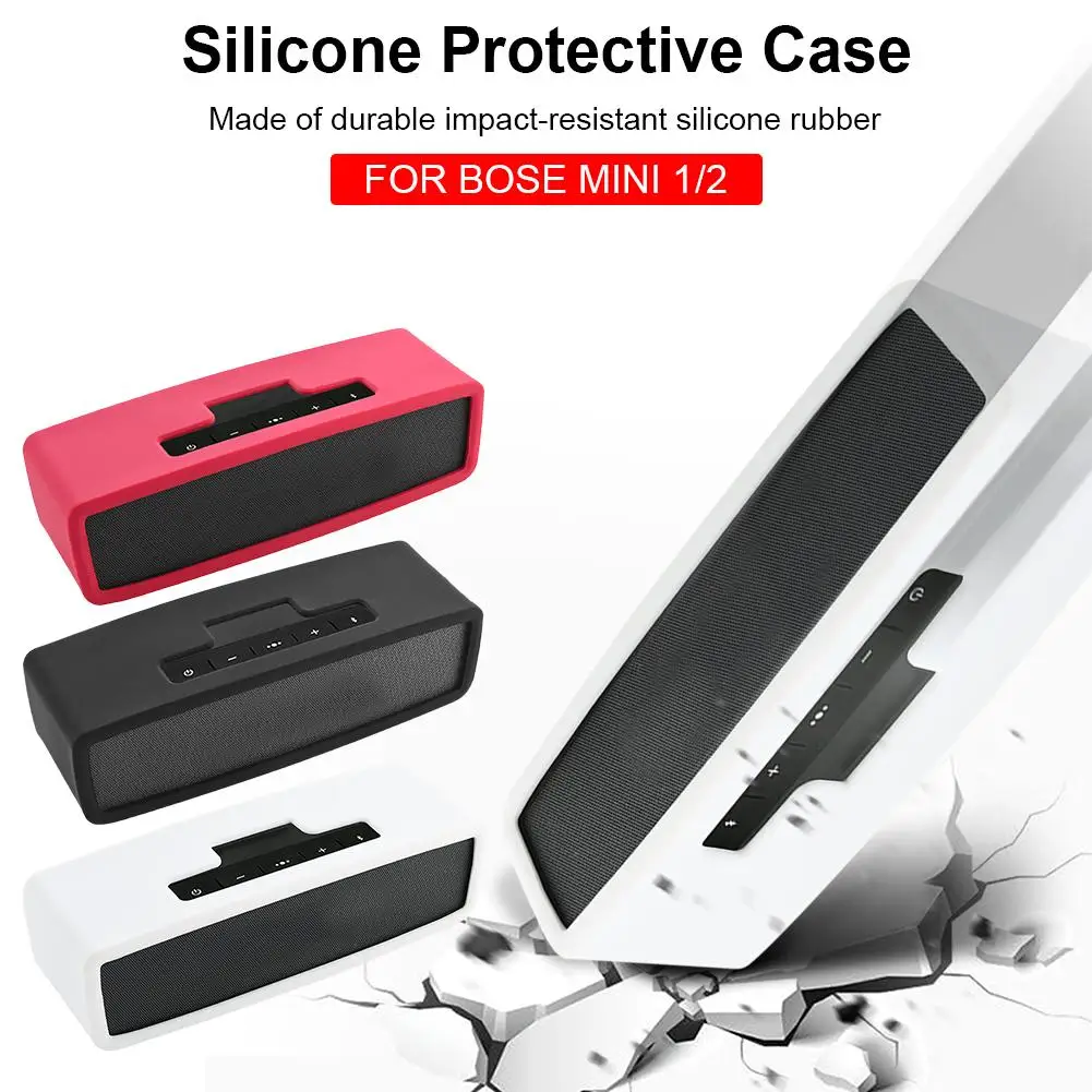 Silicone Case For Bose Sound link Mini I/II Wireless Bluetooth Speaker Protective Cover Shockproof Anti-fall Shell Accessories
Silicone Case For Bose Sound link Mini I/II Wireless Bluetooth Speaker Protective Cover Shockproof Anti-fall Shell Accessories