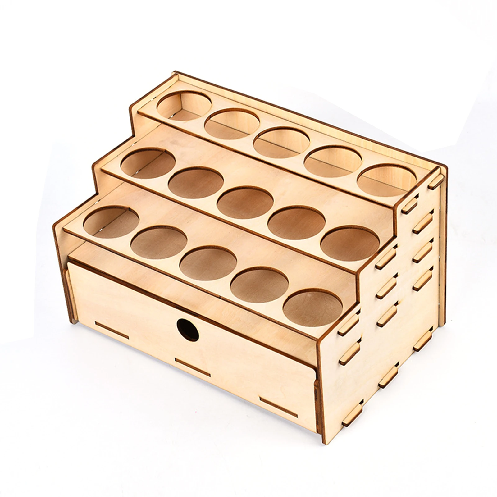 15 Holes DIY Wooden Modular Paint Rack Containers Paint Tool Holder Storage Organizer with Drawer
15 Holes DIY Wooden Modular Paint Rack Containers Paint Tool Holder Storage Organizer with Drawer