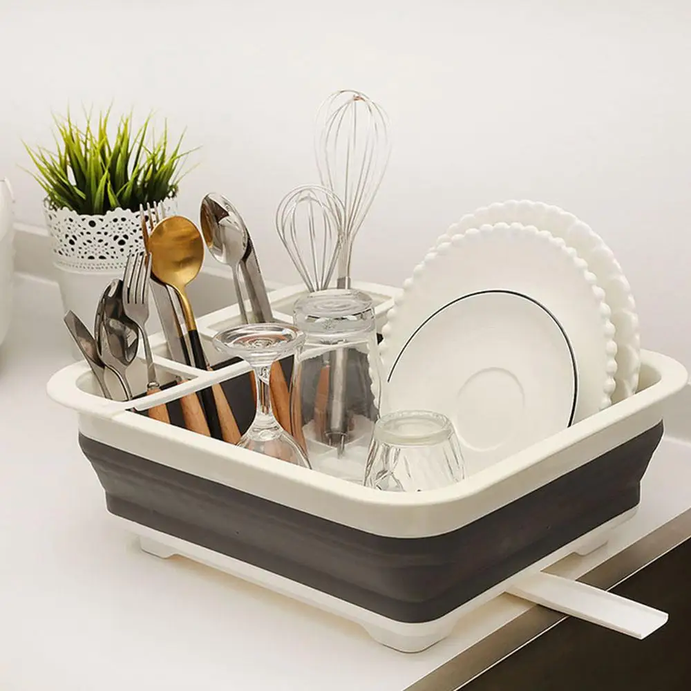 Silicone Foldable Drain Basket Tableware Rack Portable Dish Tub with Draining Plug Colander Fruits Vegetables Wash Drain Sink
Silicone Foldable Drain Basket Tableware Rack Portable Dish Tub with Draining Plug Colander Fruits Vegetables Wash Drain Sink