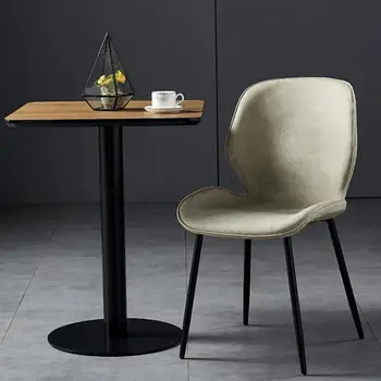 Nordic Chair, Backrest, Stool, Household Dining Chair, Simple Leather Industrial Wind Chair, Iron Bedroom, Small Chair, Leisure
Nordic Chair, Backrest, Stool, Household Dining Chair, Simple Leather Industrial Wind Chair, Iron Bedroom, Small Chair, Leisure