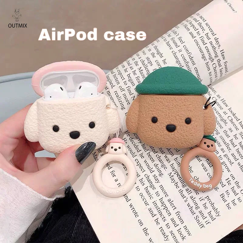 Case on Airpods 1 2 Wireless Bluetooth Earphone Ins Cute Teddy dog For Apple AirPods Silicone Anti-fall Headphone Cover Box
Case on Airpods 1 2 Wireless Bluetooth Earphone Ins Cute Teddy dog For Apple AirPods Silicone Anti-fall Headphone Cover Box