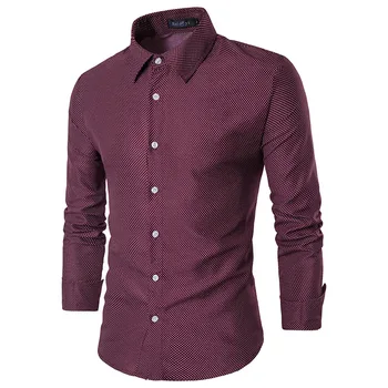 Wholesale 2020 Spring Autumn new shirt Dot printed men's long sleeve Korean trend loose shirt Men's simple versatile jacket
Wholesale 2020 Spring Autumn new shirt Dot printed men's long sleeve Korean trend loose shirt Men's simple versatile jacket