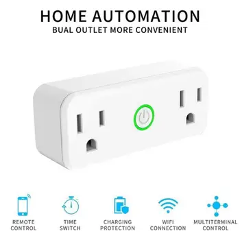 2019 New Smart Home Smart Outlet Wifi Dual Timing Socket Remote Control For Alexa Google Assistant
2019 New Smart Home Smart Outlet Wifi Dual Timing Socket Remote Control For Alexa Google Assistant