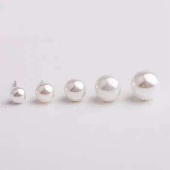 100% Real 925 Sterling Silver Seashell Pearl Stud Earrings for Women Girls, Diameter 4mm 5mm 6mm 8mm
100% Real 925 Sterling Silver Seashell Pearl Stud Earrings for Women Girls, Diameter 4mm 5mm 6mm 8mm