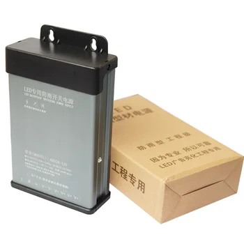 LED Rain-proof RAIN Switching Power DC Transformer 12V 5A 60W 10A 120W 16.6A 200W 21A 250W
LED Rain-proof RAIN Switching Power DC Transformer 12V 5A 60W 10A 120W 16.6A 200W 21A 250W
