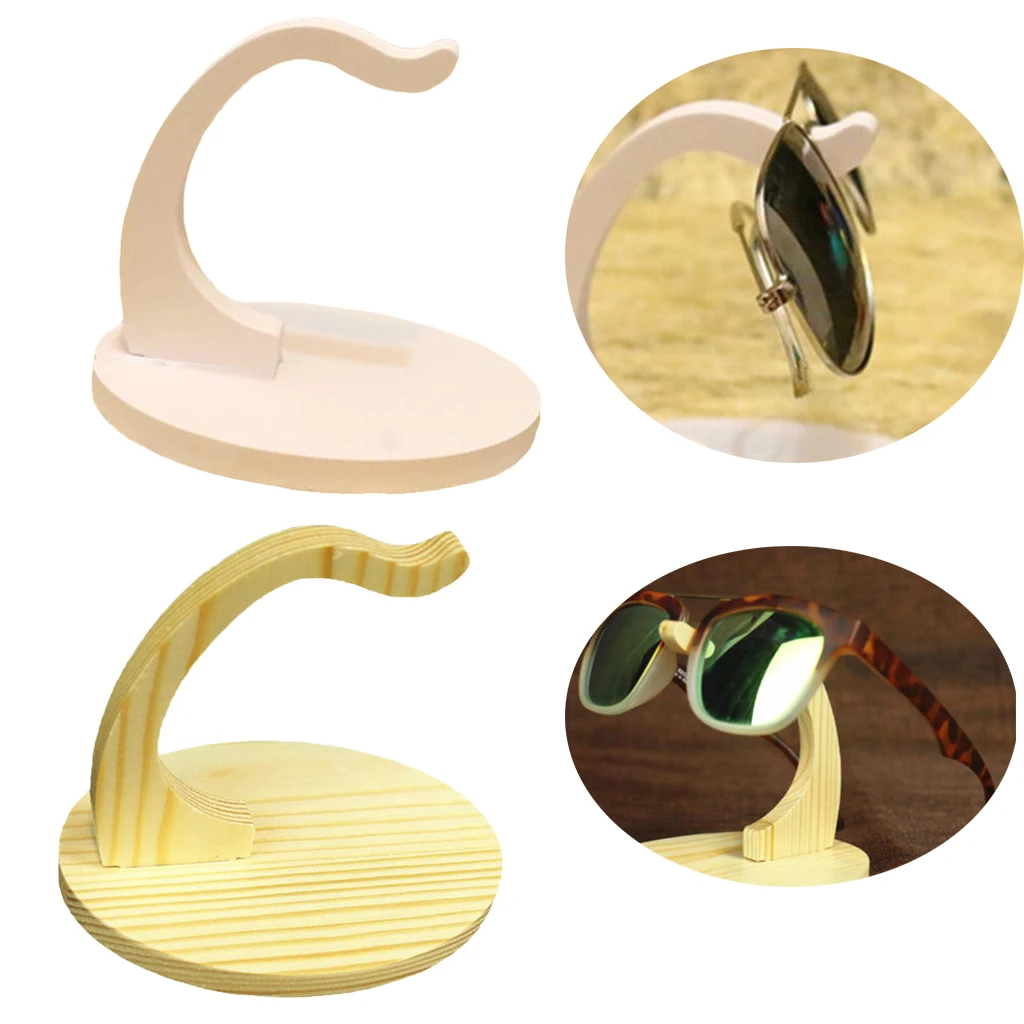 2pcs Wooden Rack Eyeglass Sunglass Holder Retainer/Spectacle Holder 2pcs Wooden Rack Eyeglass Sunglass Holder Retainer/Spectacle Holder