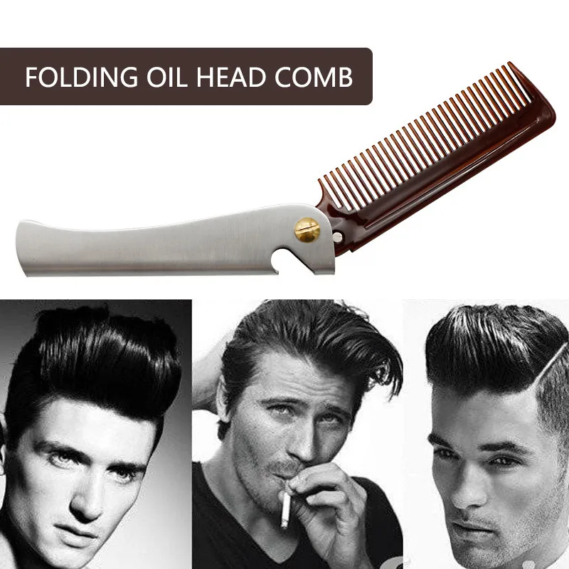 1 Pcs Men Folding Pocket Comb Knife Shape PP Teeth Detangling Hair Beard Comb Metal Handle Foldable Combing Facial Mustache Comb
1 Pcs Men Folding Pocket Comb Knife Shape PP Teeth Detangling Hair Beard Comb Metal Handle Foldable Combing Facial Mustache Comb