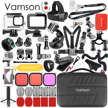 Vamson Accessories Kit for GoPro Waterproof Housing Case for GoPro Hero 8 Black Mount Monopod for Go pro 8 Action Camera VS20
Vamson Accessories Kit for GoPro Waterproof Housing Case for GoPro Hero 8 Black Mount Monopod for Go pro 8 Action Camera VS20