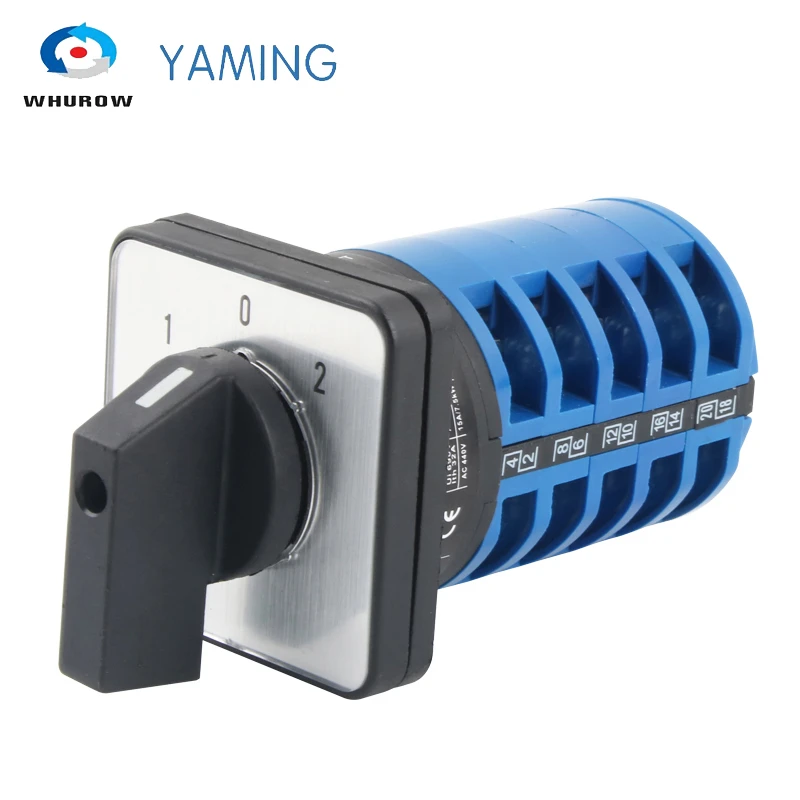 LW26-32/5 ON-OFF-ON 32A Universal Three-gear Five-section Power Manual Rotation Multiple Choice Cam Switch
LW26-32/5 ON-OFF-ON 32A Universal Three-gear Five-section Power Manual Rotation Multiple Choice Cam Switch