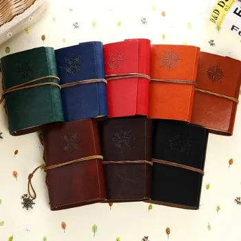 Retro Spiral Small Notebook Nautical Loose-leaf Strap Creative Pirate Anchors Leather Notepad Stationery Gift Traveler Journal
Retro Spiral Small Notebook Nautical Loose-leaf Strap Creative Pirate Anchors Leather Notepad Stationery Gift Traveler Journal
