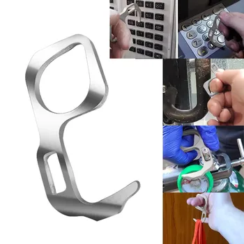 1/2pcs Portable Hand Protection Isolation Edc Contactless Door Opener Anti-bacterial Elevator Button Handle Key Bag Hook Safety
1/2pcs Portable Hand Protection Isolation Edc Contactless Door Opener Anti-bacterial Elevator Button Handle Key Bag Hook Safety