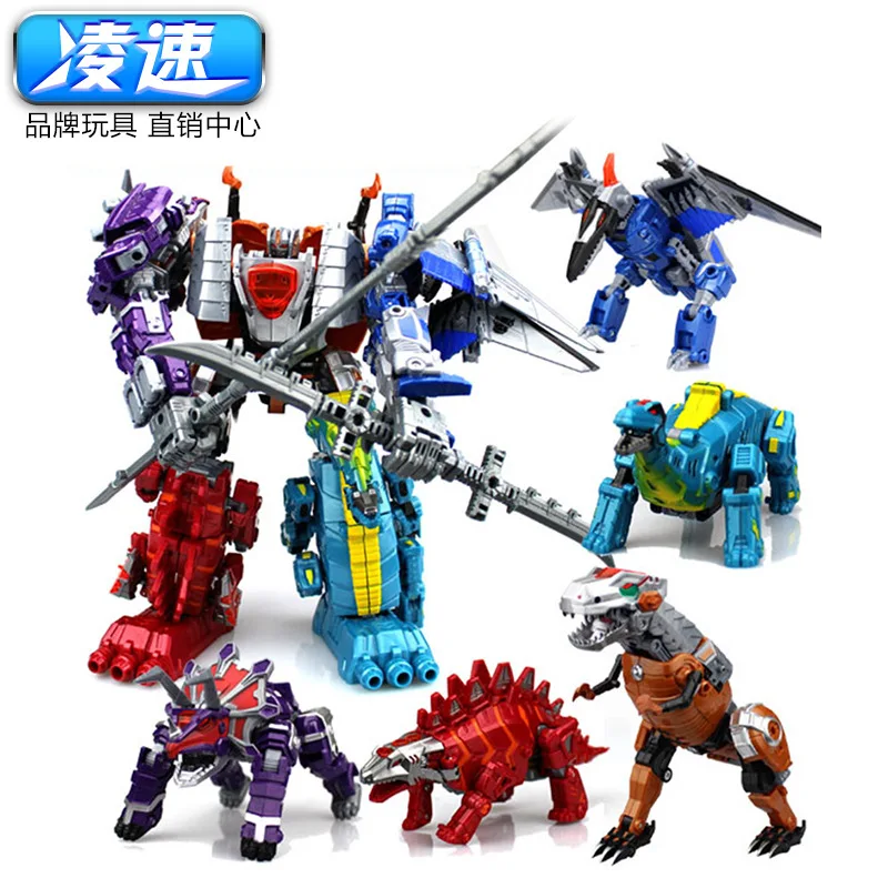 Lnsu-Children Transformation Toy Jingang Robot Dinosaur Fit T-Rex King Shura Model Boy Gift
Lnsu-Children Transformation Toy Jingang Robot Dinosaur Fit T-Rex King Shura Model Boy Gift