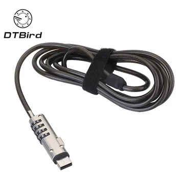 190cm Long 5mm diameter USB Steel Notebook Laptop Security 4 Digit Password Lock Chain Cable Protections Anti-theft for USB
190cm Long 5mm diameter USB Steel Notebook Laptop Security 4 Digit Password Lock Chain Cable Protections Anti-theft for USB