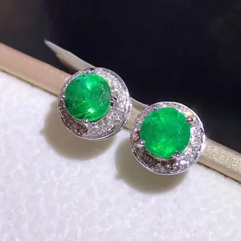 Emerald Earring Natural And Real Emerald Earring 925 sterling silver Fine jewelry For men women
Emerald Earring Natural And Real Emerald Earring 925 sterling silver Fine jewelry For men women